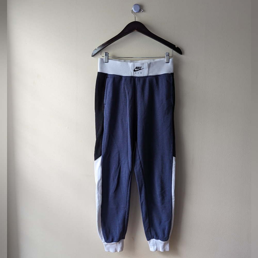 Nike Air Sweatpants Blue White Black Small